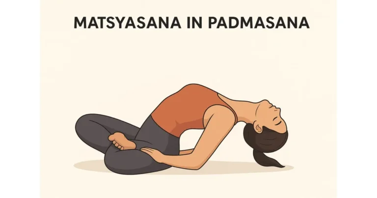 Matsyasana in Lotus Pose – Fish Pose in Padmasana with proper alignment and chest expansion.