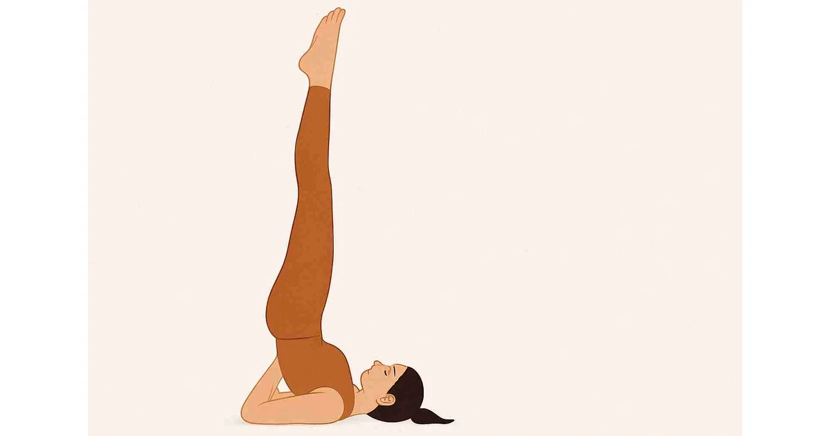 Shoulder stand pose benefits for thyroid and circulation
